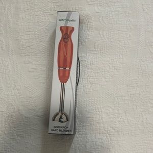 Orange Immersion Hand Blender
